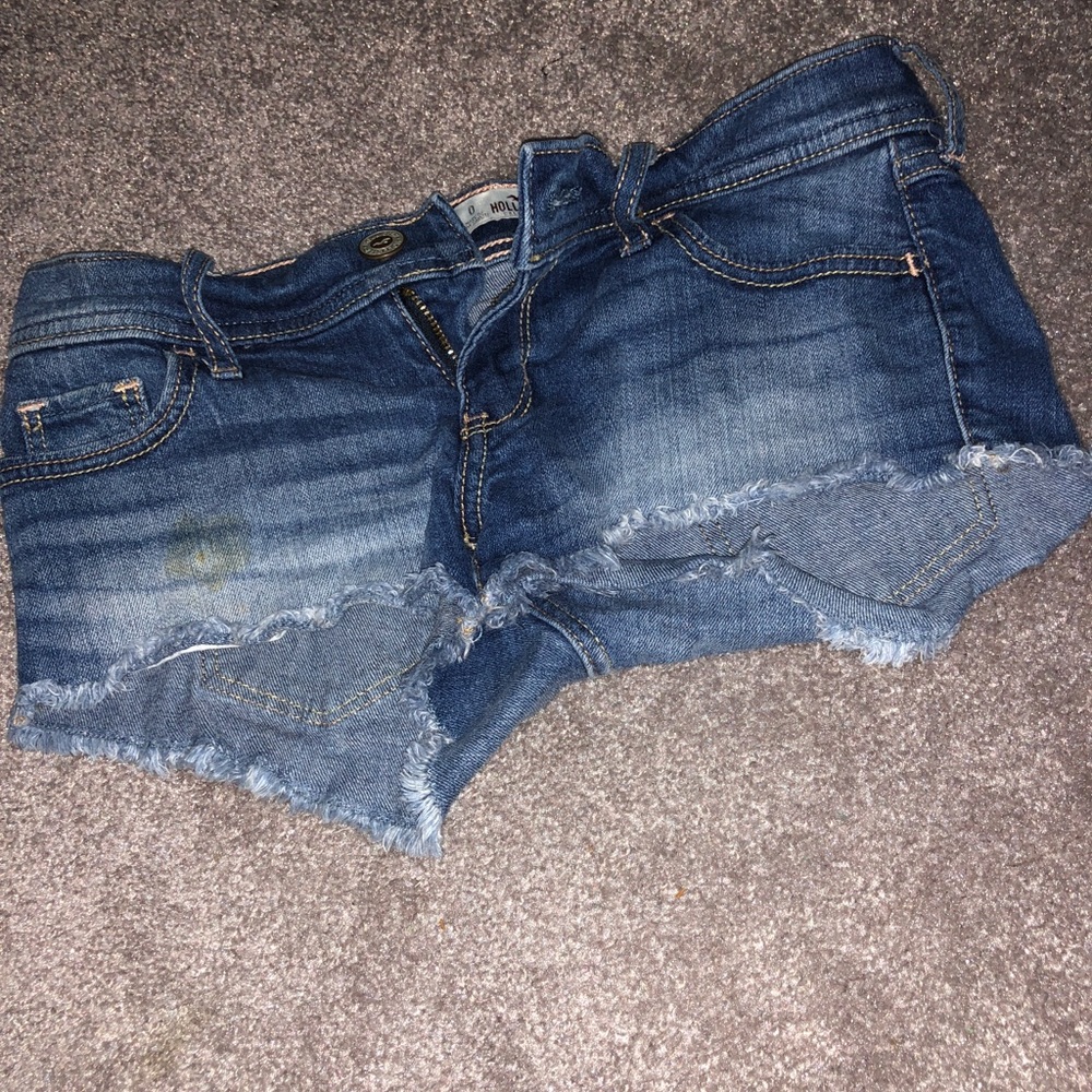 Hollister jean shorts